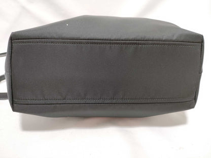 PRADA Nylon Ribbon 2-Way Handbag with Rusted Metal Fittings