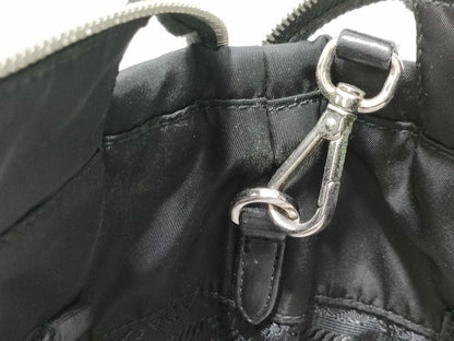 PRADA Nylon Ribbon 2-Way Handbag with Rusted Metal Fittings