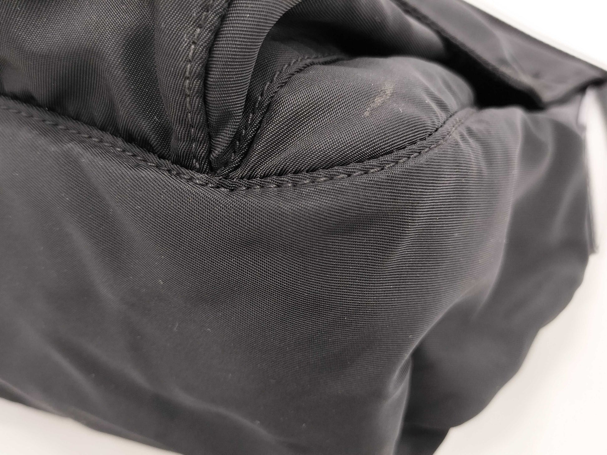 PRADA nylon messenger shoulder bag