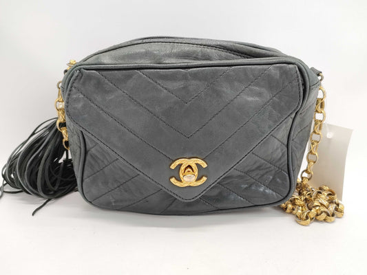 CHANEL Fringe Chain Shoulder Bag