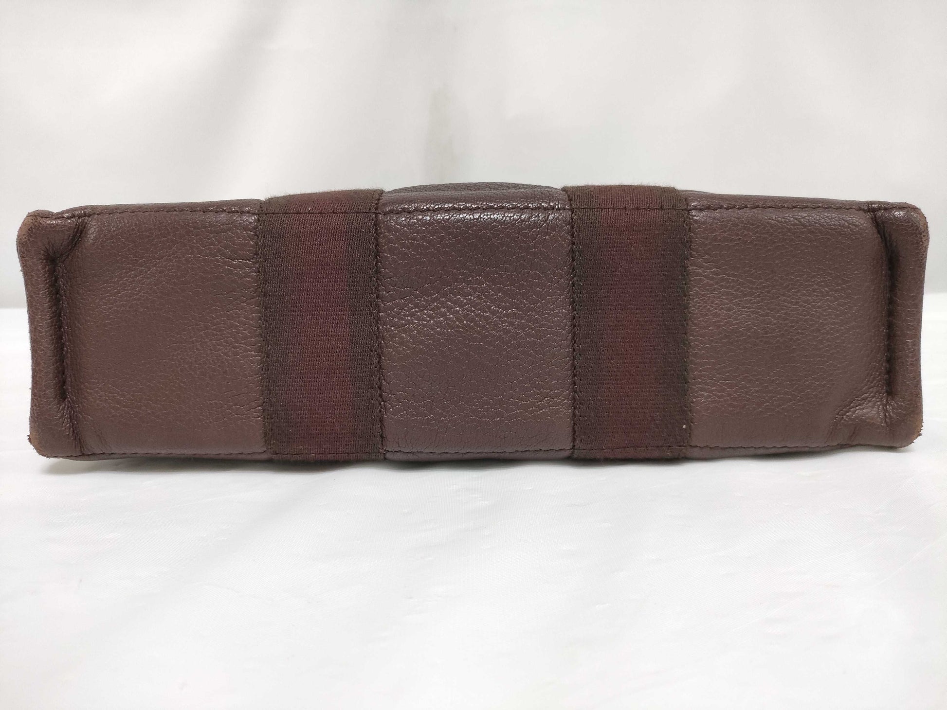 HERMES Foul Tou PM Canvas x Half Leather Bag Handbag