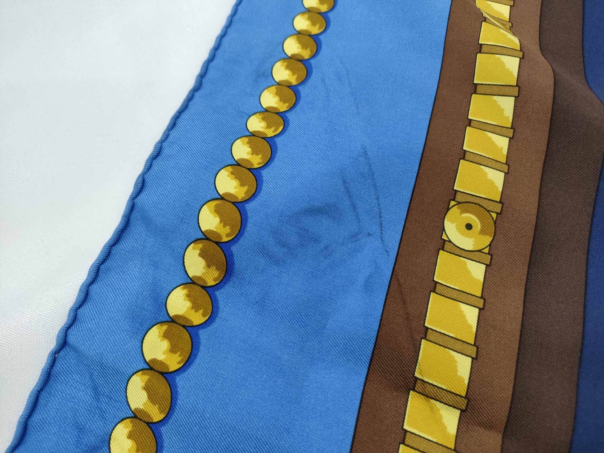 HERMES Carre 90 Cuillers Dafrique African Spoon Scarf