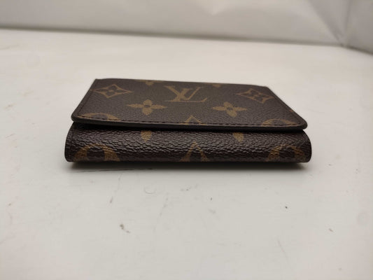 LOUIS VUITTON Monogram M63801 Envelope Carte de Visite Wallet