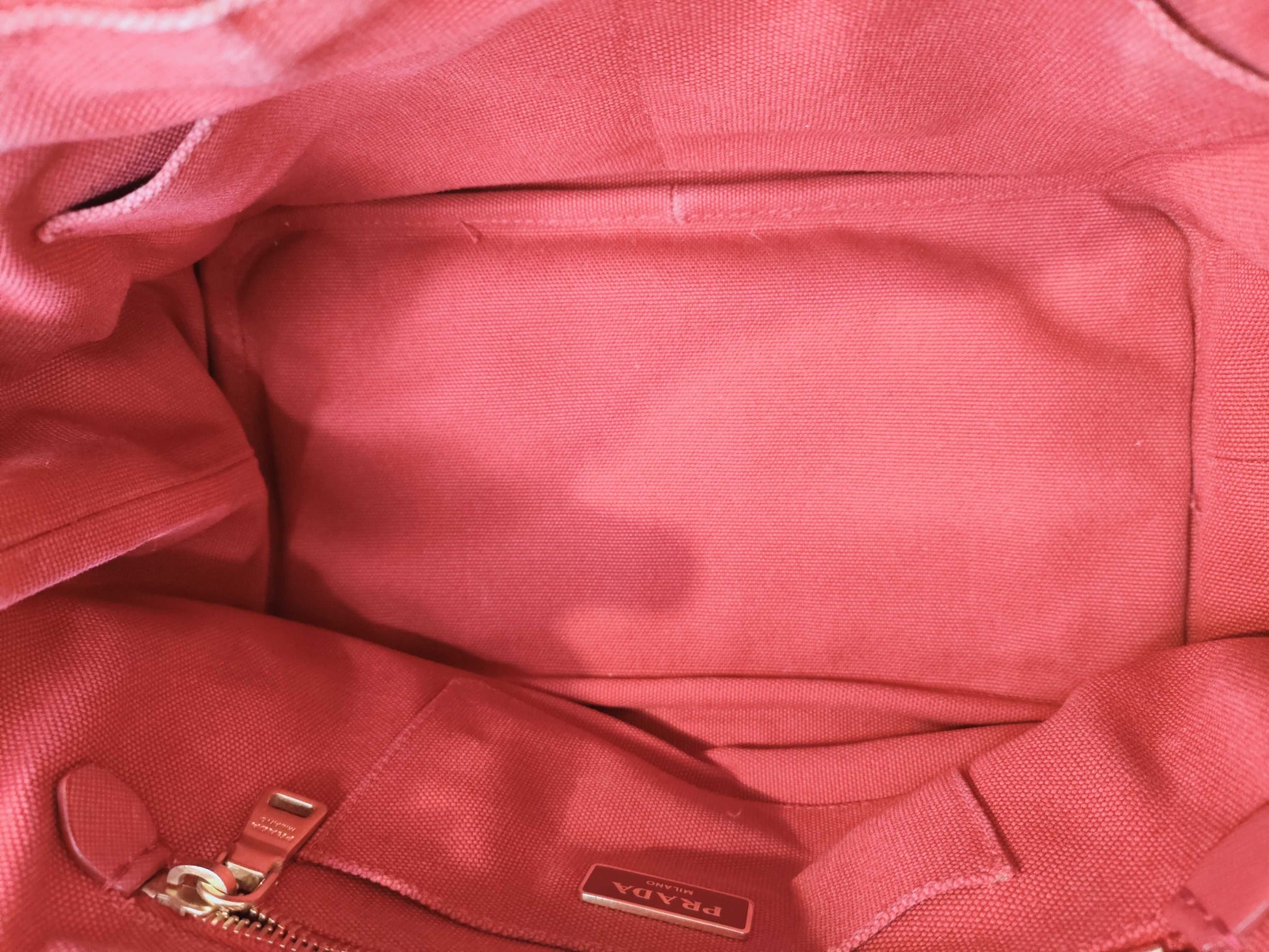 PRADA Bejeweled Canapa Canvas Handbag