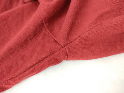 BALENCIAGA BB Balenciaga Short Sleeve T-Shirt with Logo, Red, Size XS