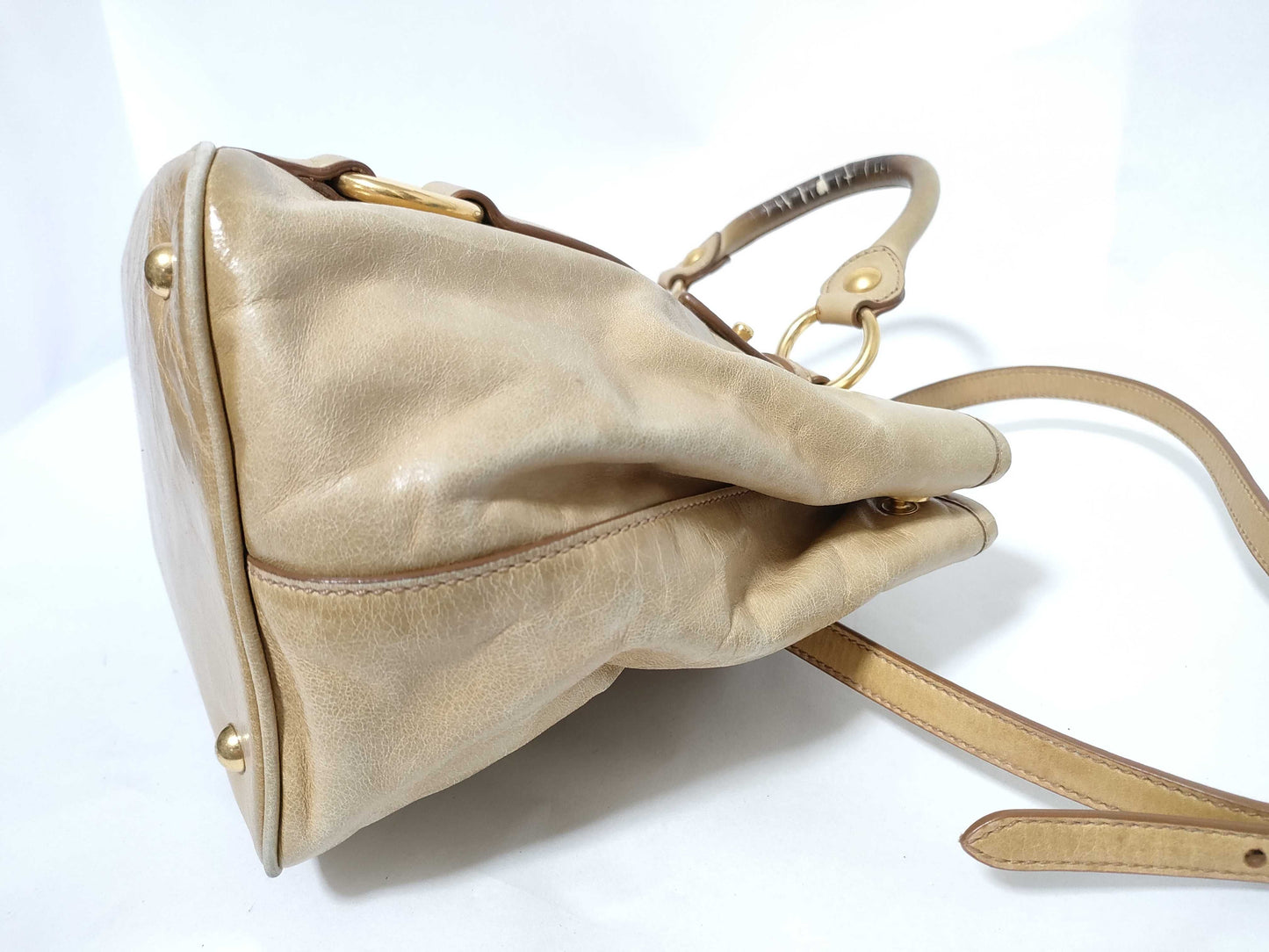 Miu Miu Leather 2-Way Handbag