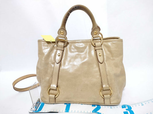 Miu Miu Leather 2-Way Handbag