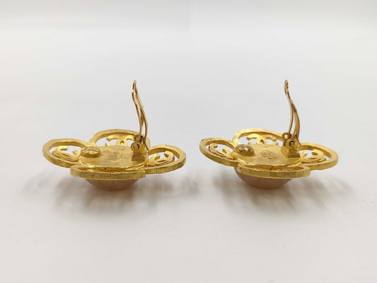 CHANEL 95P/Mave Pearl/Coco/Vintage/Earrings