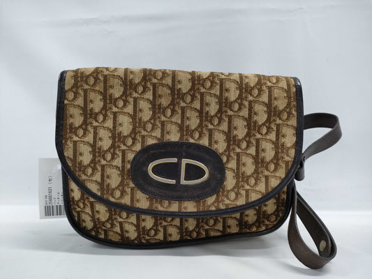 Dior Trotter Vintage Logo Shoulder Bag