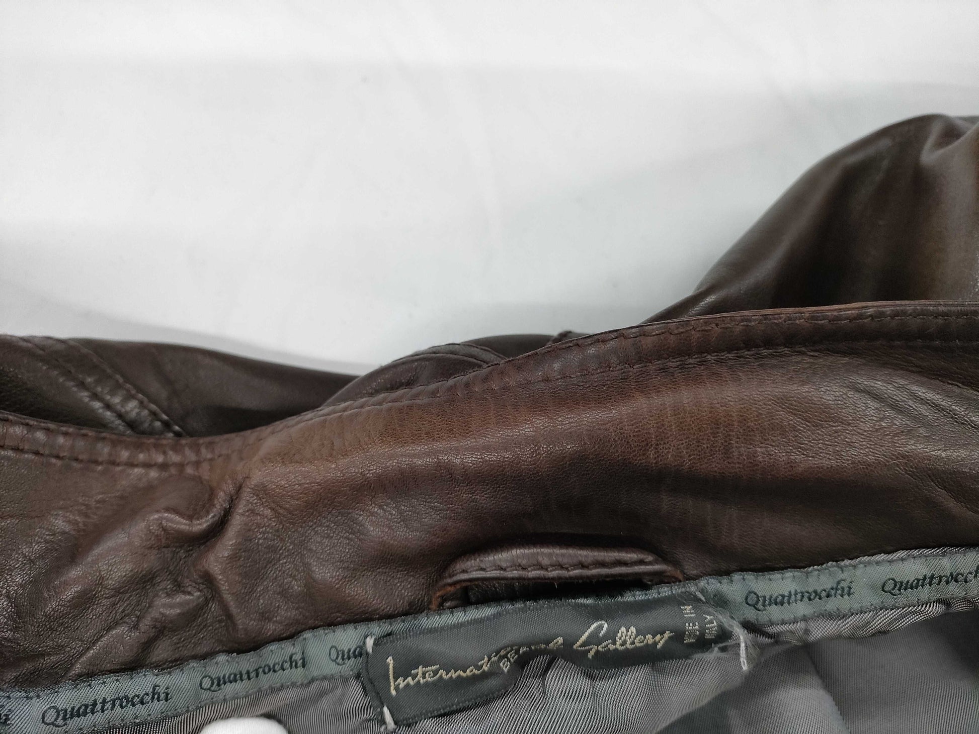 BEAMS Leather Jacket Jacket