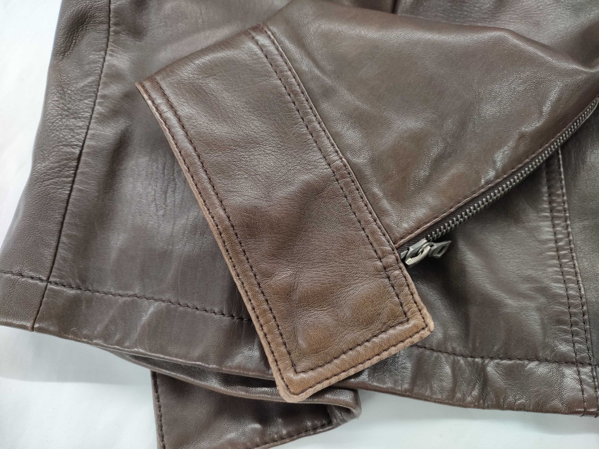 BEAMS Leather Jacket Jacket