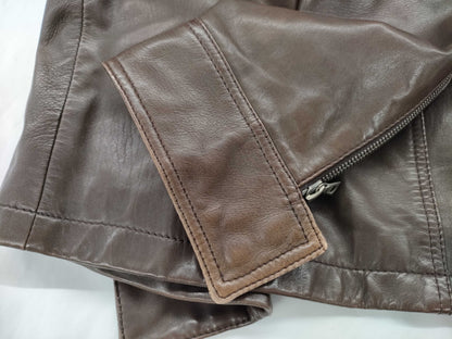BEAMS Leather Jacket Jacket