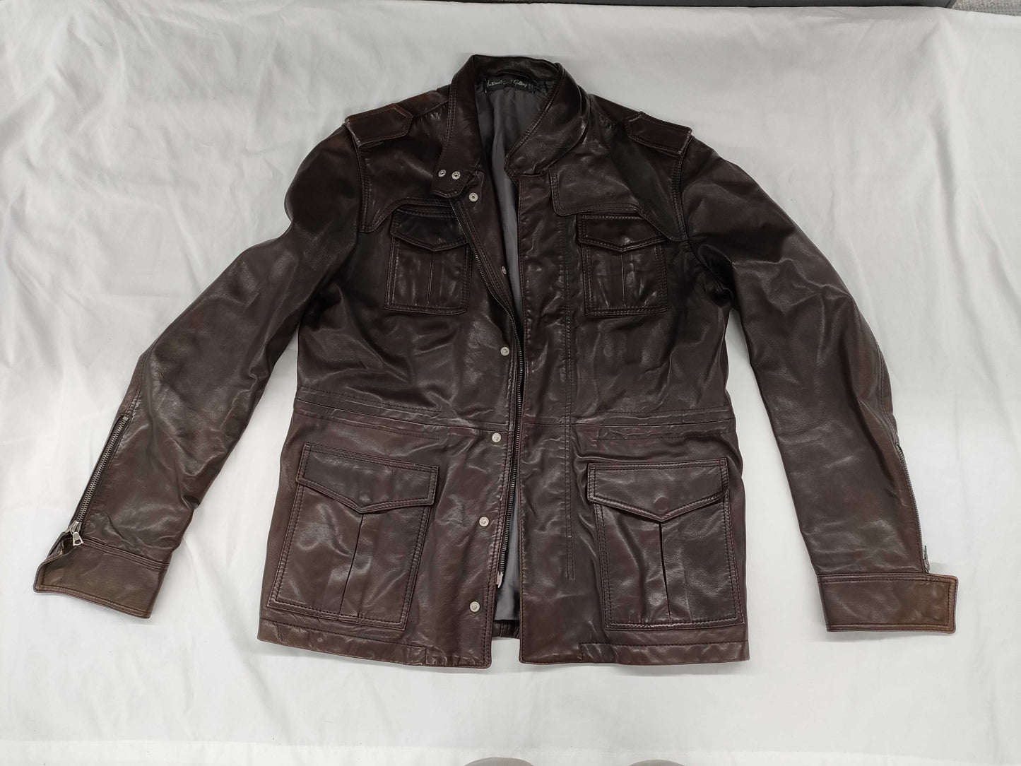 BEAMS Leather Jacket Jacket