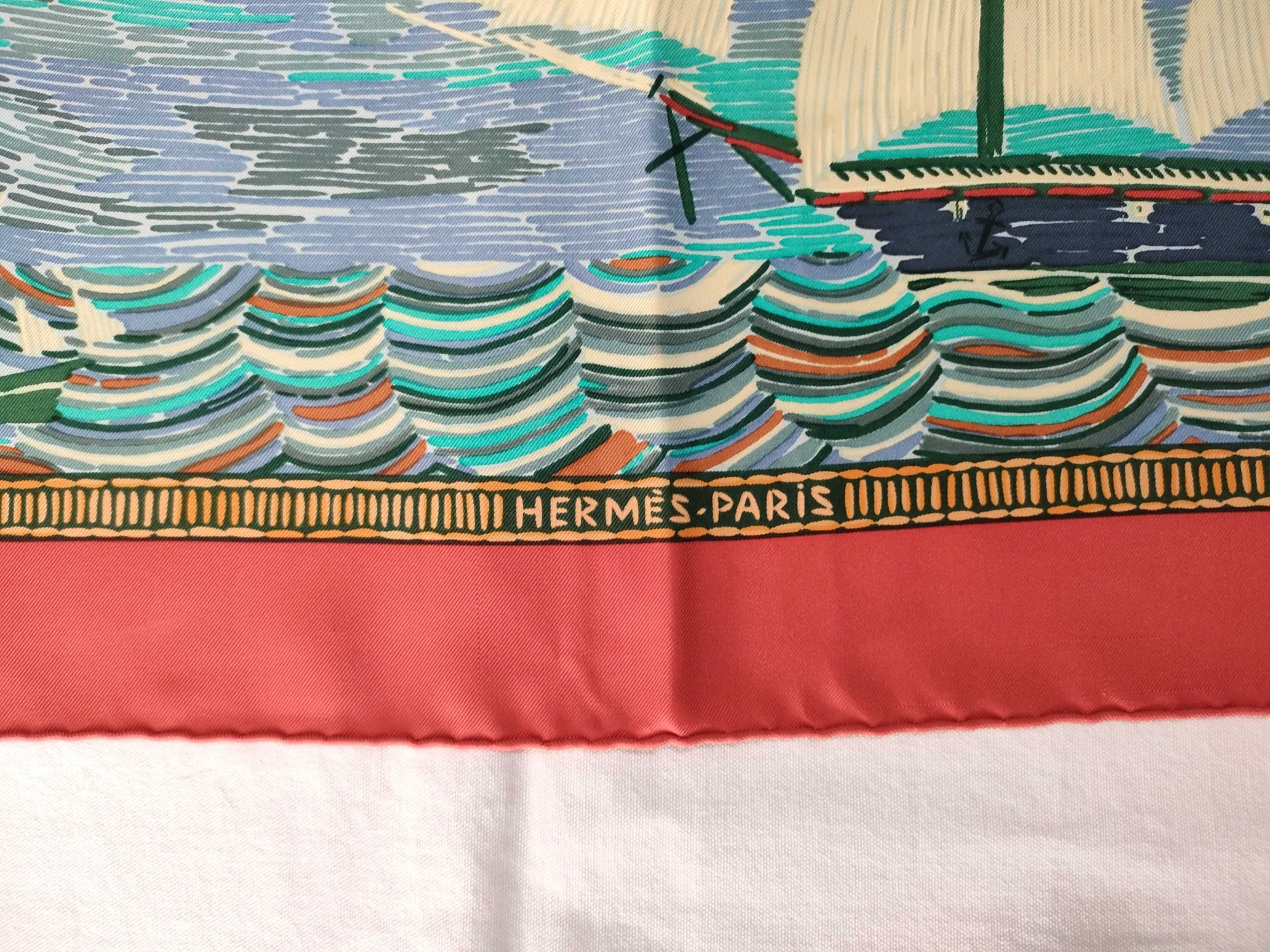 HERMES Carre HENRY F SMITH SAILOR Scarf