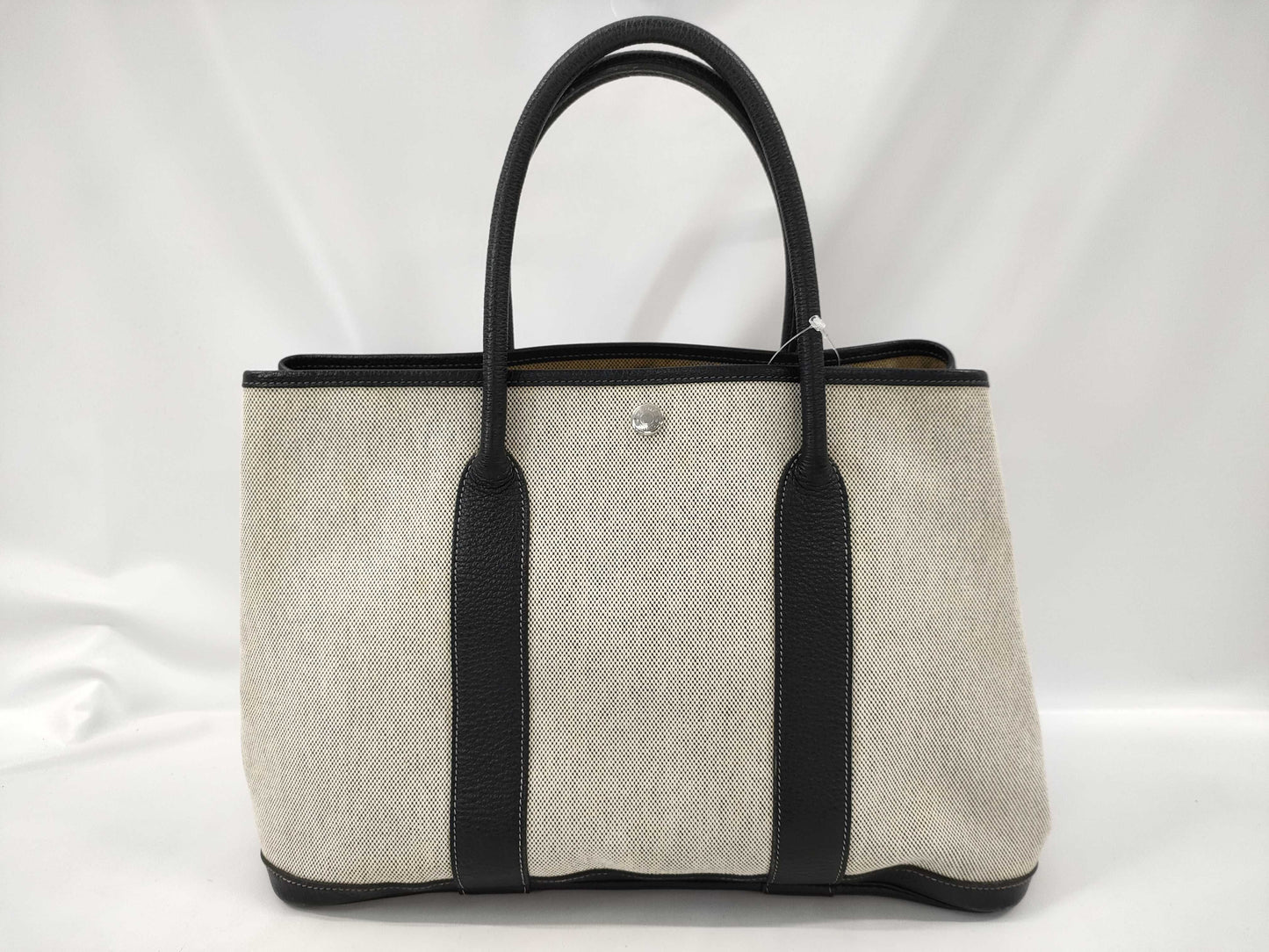 HERMES Garden Party Toile H? H Stamped Tote Bag
