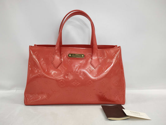 LOUIS VUITTON Vernis Wilshire PM M93642 Handbag