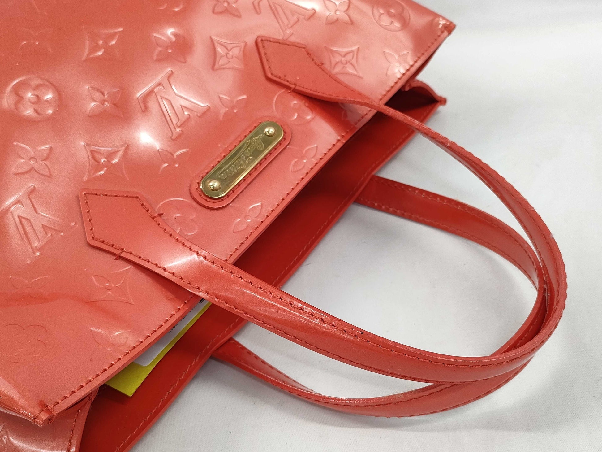 LOUIS VUITTON Vernis Wilshire PM M93642 Handbag