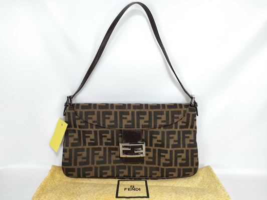FENDI Zucca Mamma Shoulder Bag