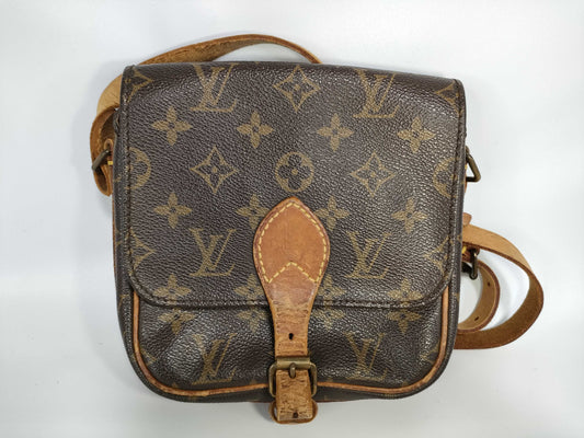 LOUIS VUITTON [Serial Number] RFID Unverified Monogram Mini Cartesiere Shoulder Bag