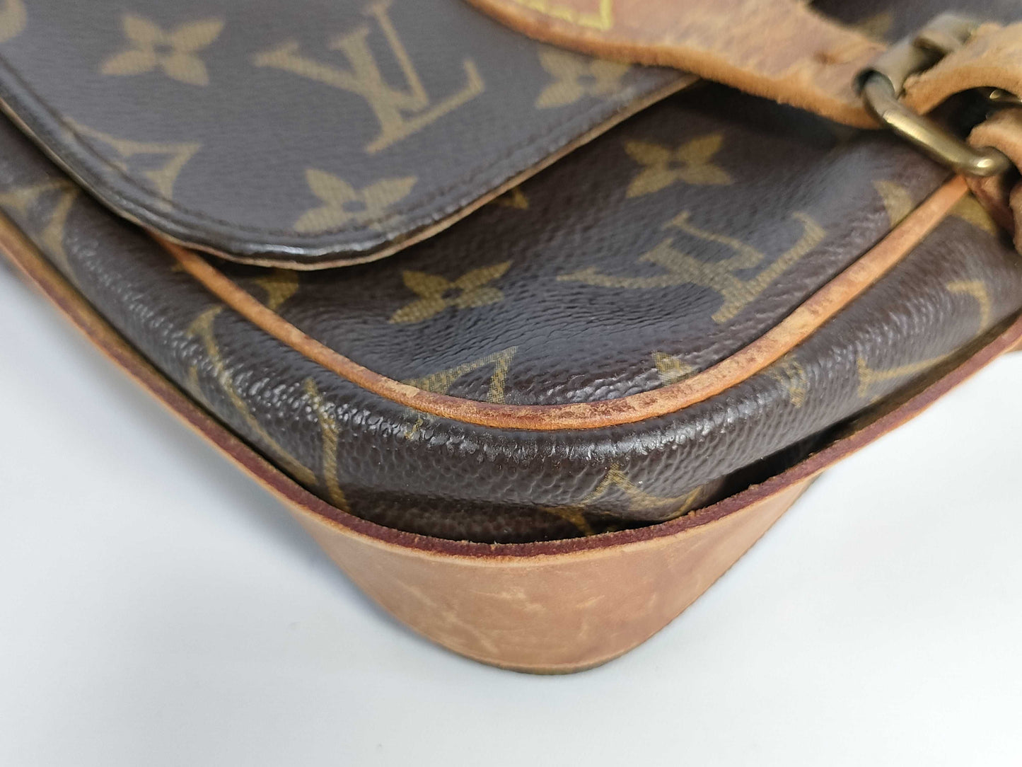 LOUIS VUITTON [Serial Number] RFID Unverified Monogram Mini Cartesiere Shoulder Bag