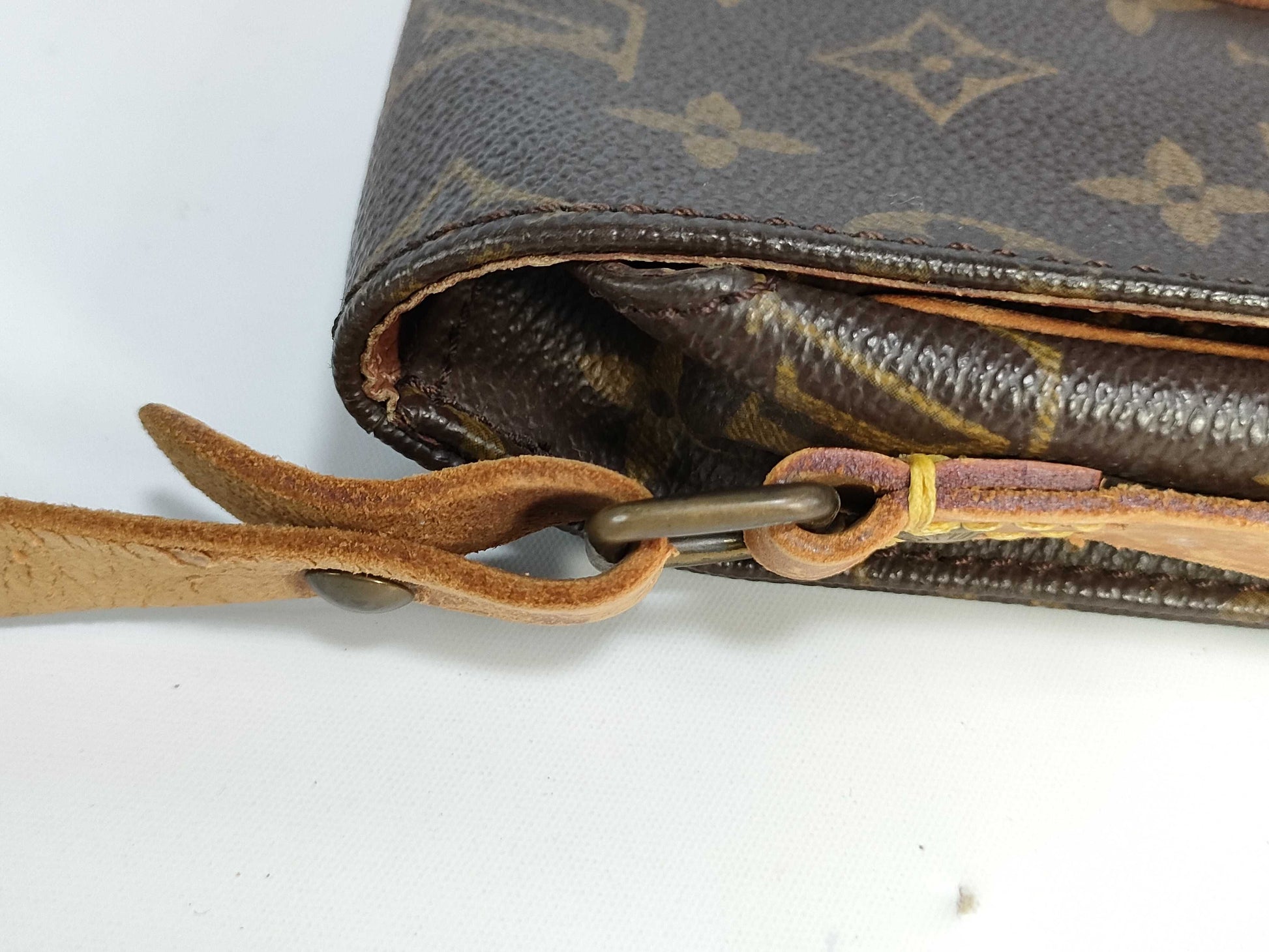 LOUIS VUITTON [Serial Number] RFID Unverified Monogram Mini Cartesiere Shoulder Bag