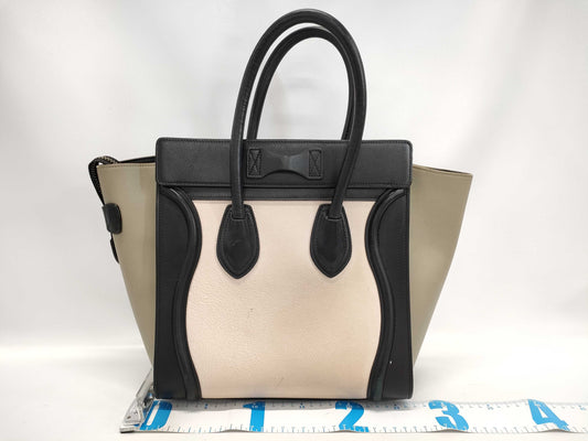 CELINE Black Khaki Handbag