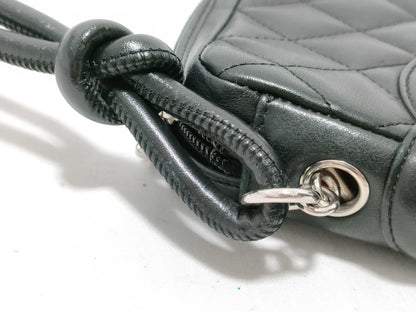 CHANEL Cambon Matelasse Quilted Coco Mark Cambon Line Shoulder Bag