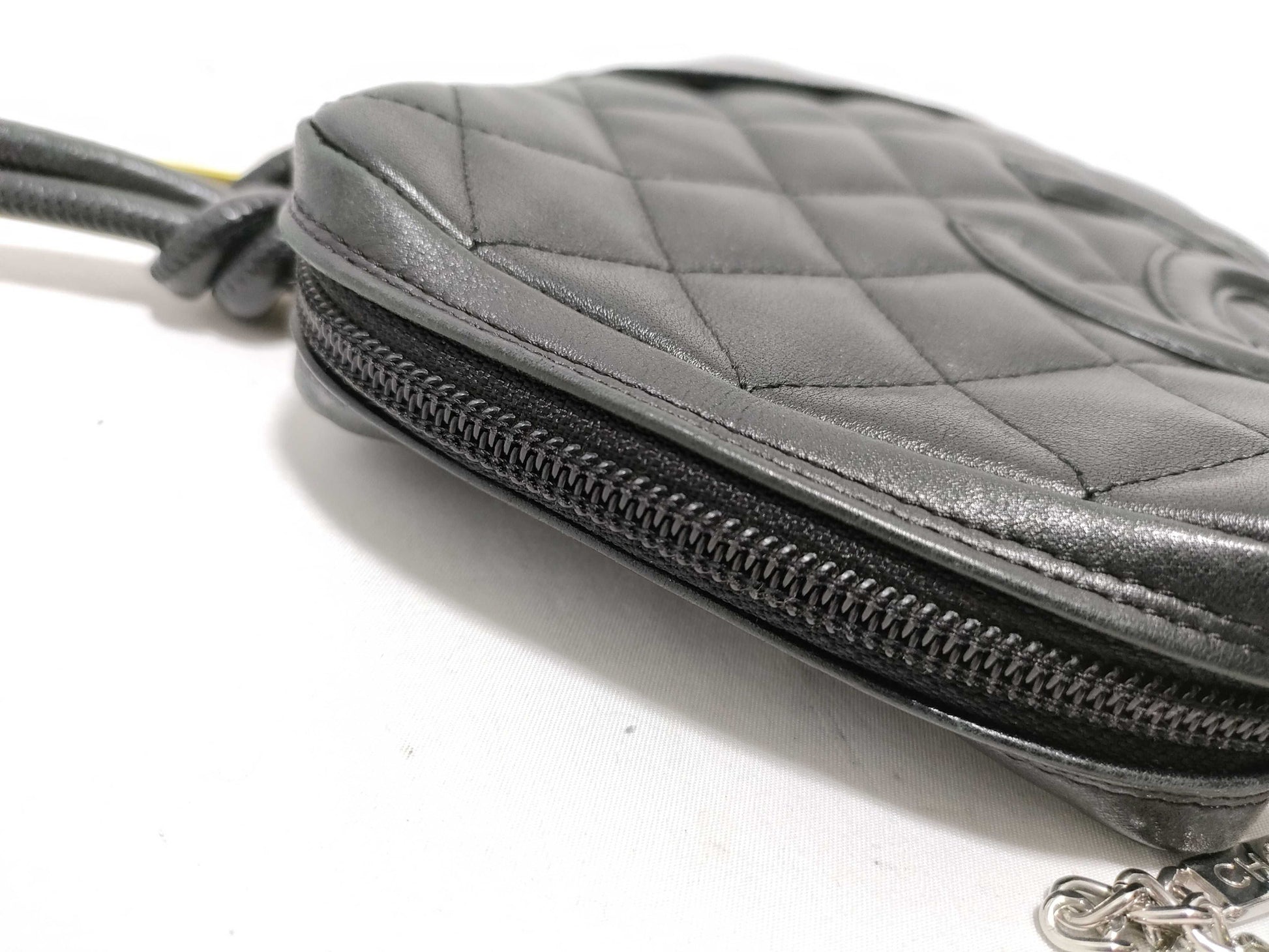 CHANEL Cambon Matelasse Quilted Coco Mark Cambon Line Shoulder Bag