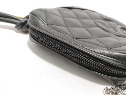 CHANEL Cambon Matelasse Quilted Coco Mark Cambon Line Shoulder Bag