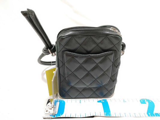 CHANEL Cambon Matelasse Quilted Coco Mark Cambon Line Shoulder Bag