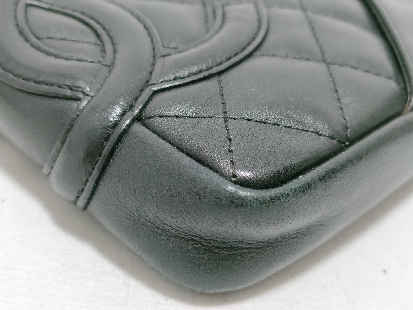 CHANEL Cambon Matelasse Quilted Coco Mark Cambon Line Shoulder Bag
