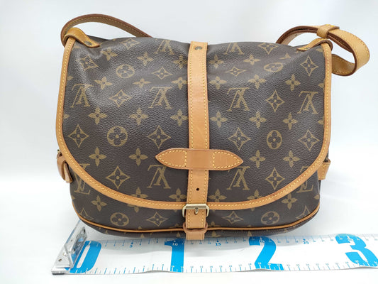 LOUIS VUITTON Monogram Saumur 30 Shoulder Bag