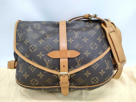 LOUIS VUITTON Monogram Saumur 30 Shoulder Bag