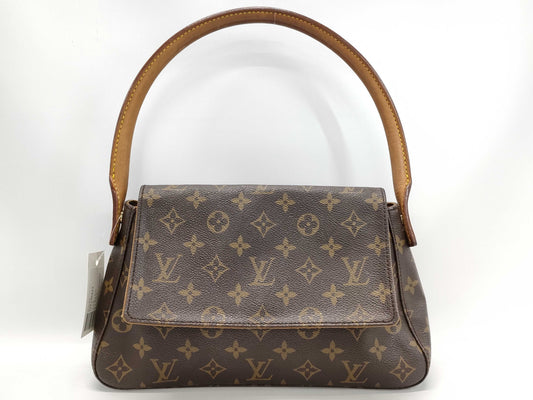 LOUIS VUITTON Monogram M51147 Mini Looping Handbag