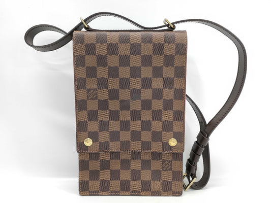 LOUIS VUITTON Damier N41184 Portobello PM Shoulder Bag