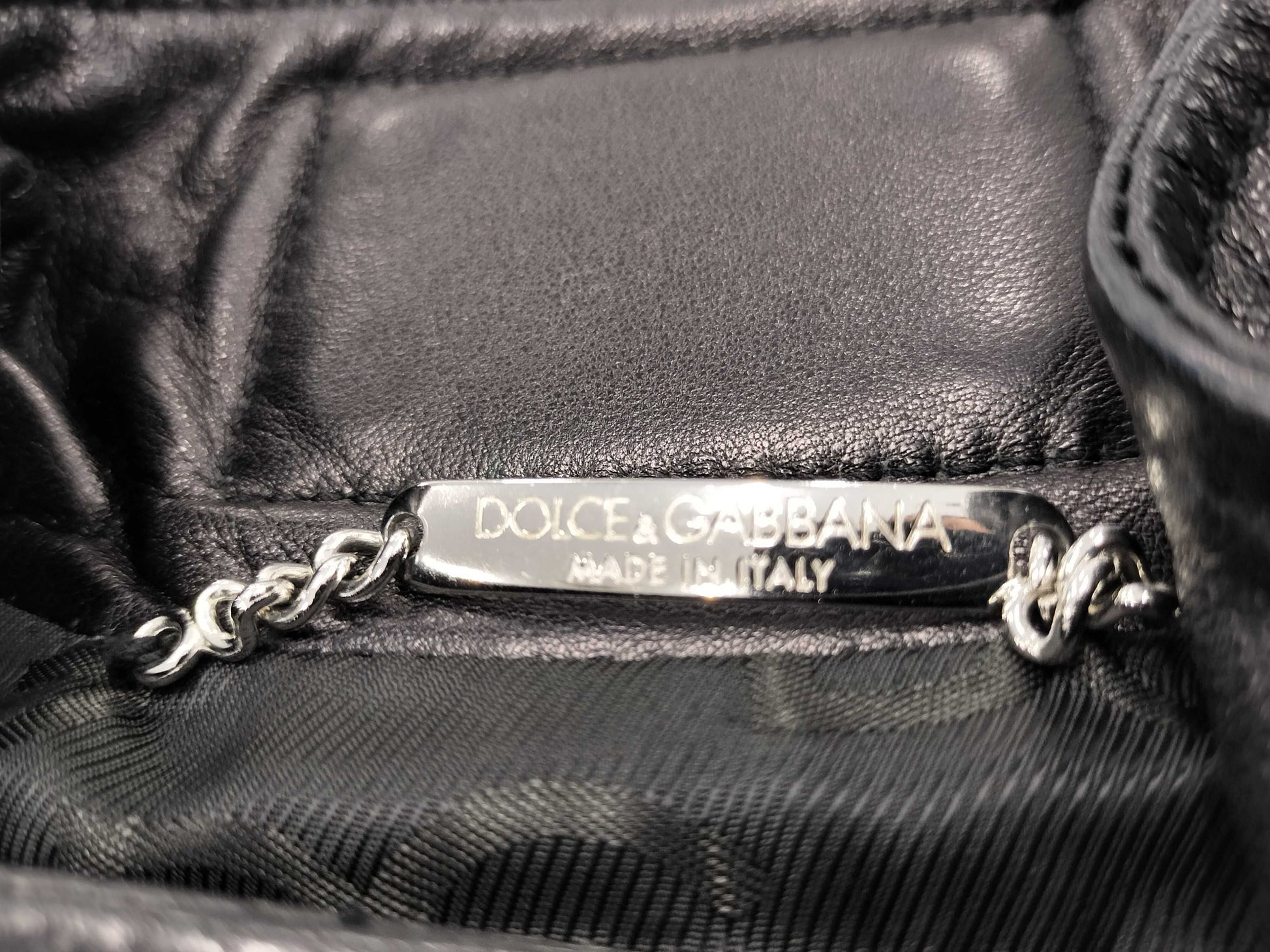DOLCE&GABBANA Lamb Leather Jacket