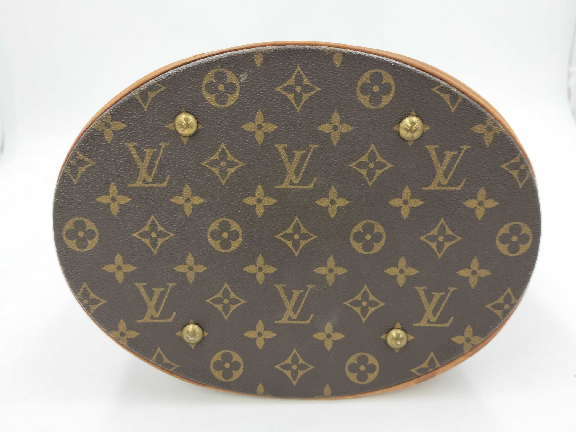 LOUIS VUITTON Monogram Bucket GM Tote Bag