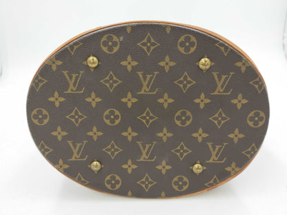 LOUIS VUITTON Monogram Bucket GM Tote Bag