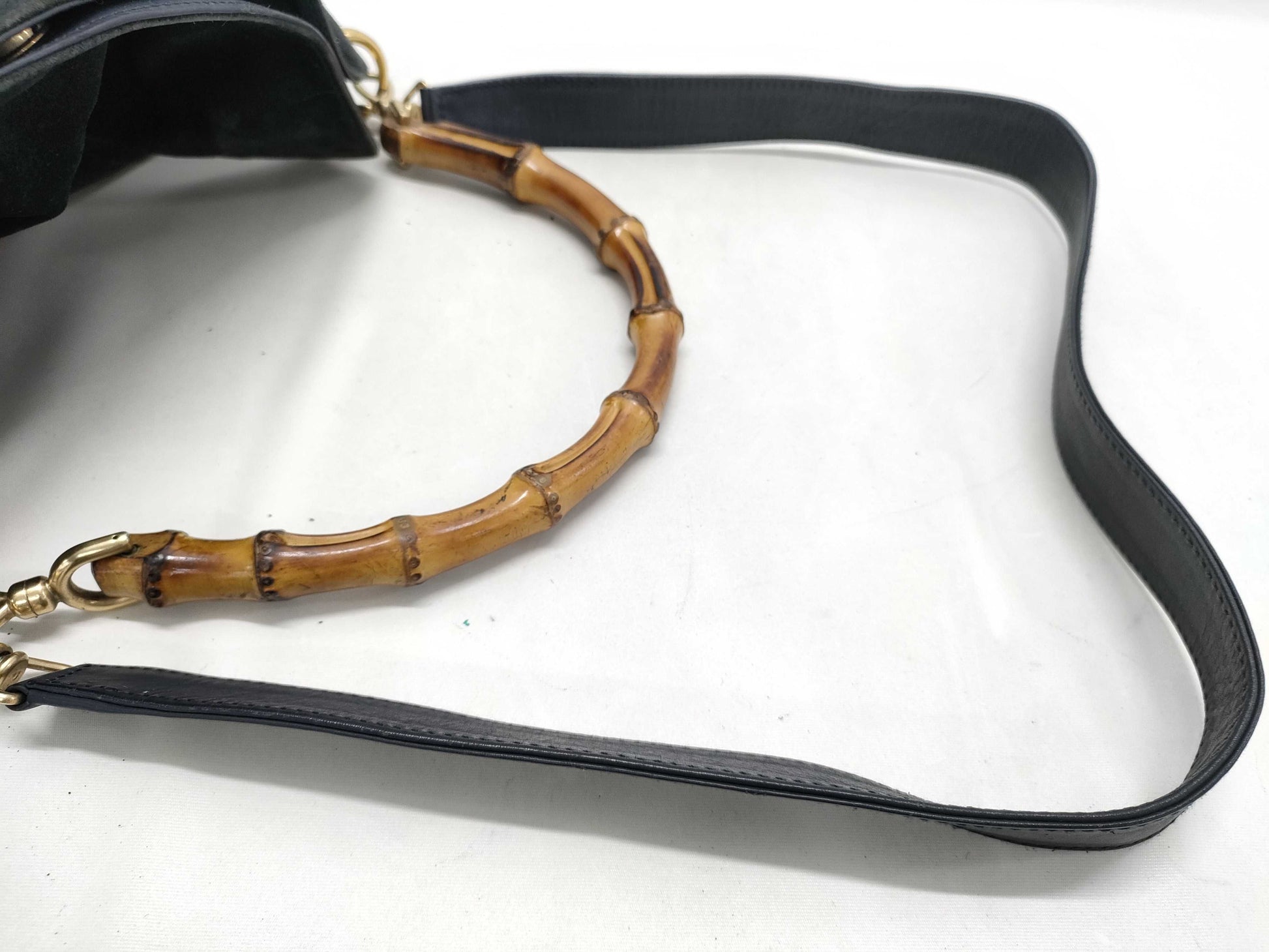 GUCCI Bamboo 001 1781 1577 2WAY Handbag