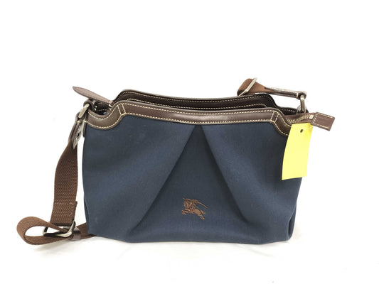 BURBERRY Shoulder Bag Canvas/Navy Shoulder Bag
