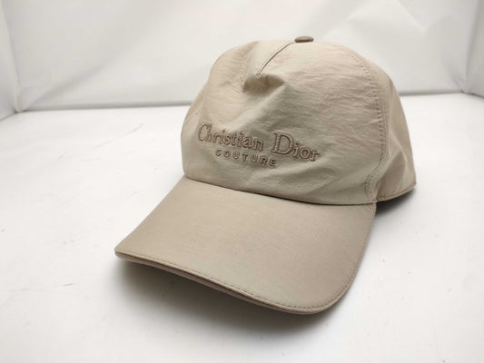 Dior Cap/Cotton/Beige/Logo/Solid/Oblique Pattern Other Accessories