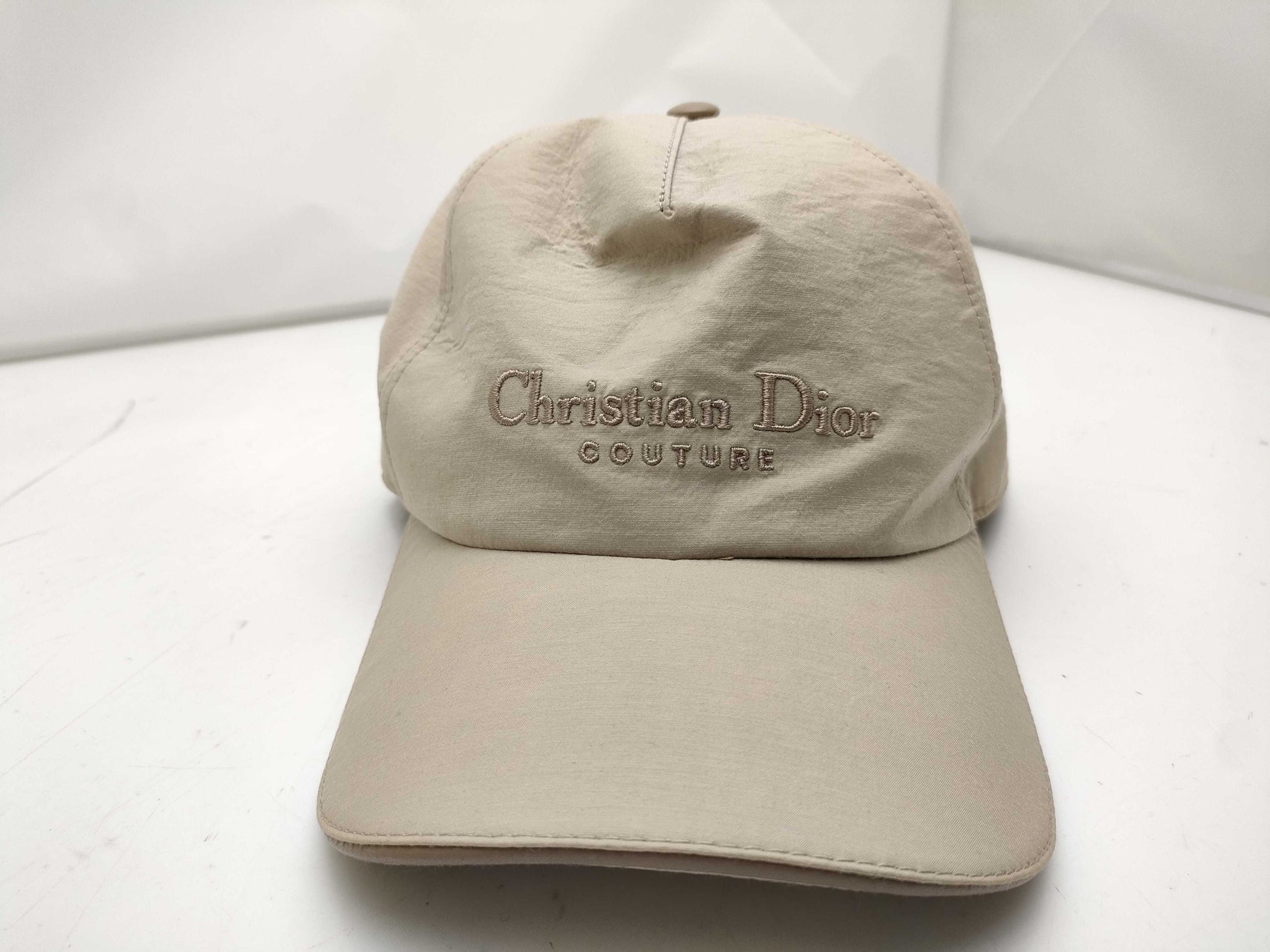 Dior Cap/Cotton/Beige/Logo/Solid/Oblique Pattern Other Accessories