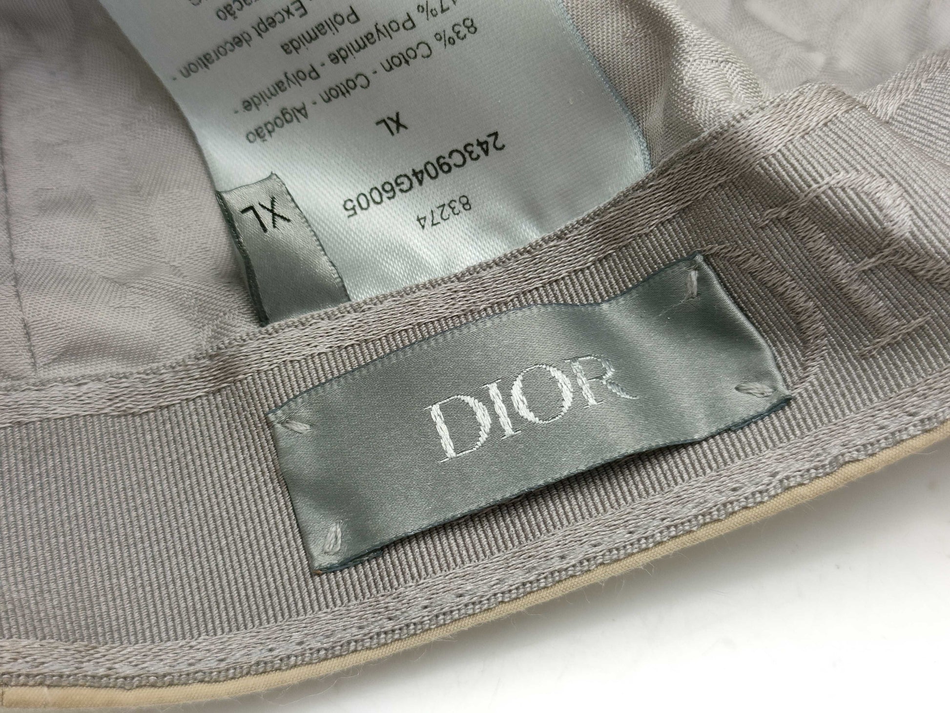 Dior Cap/Cotton/Beige/Logo/Solid/Oblique Pattern Other Accessories
