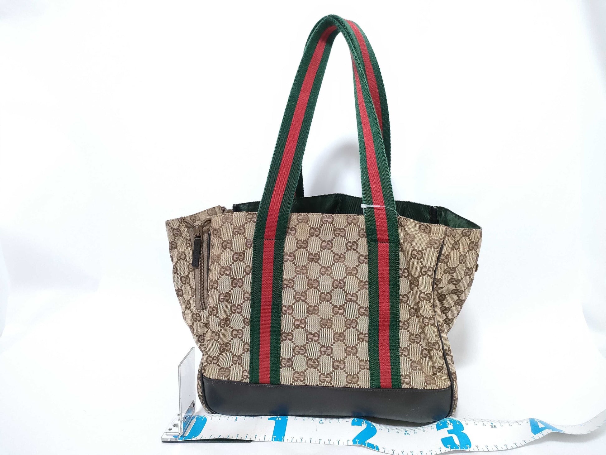 GUCCI 134931 GG Canvas Dog Carrier Tote Bag