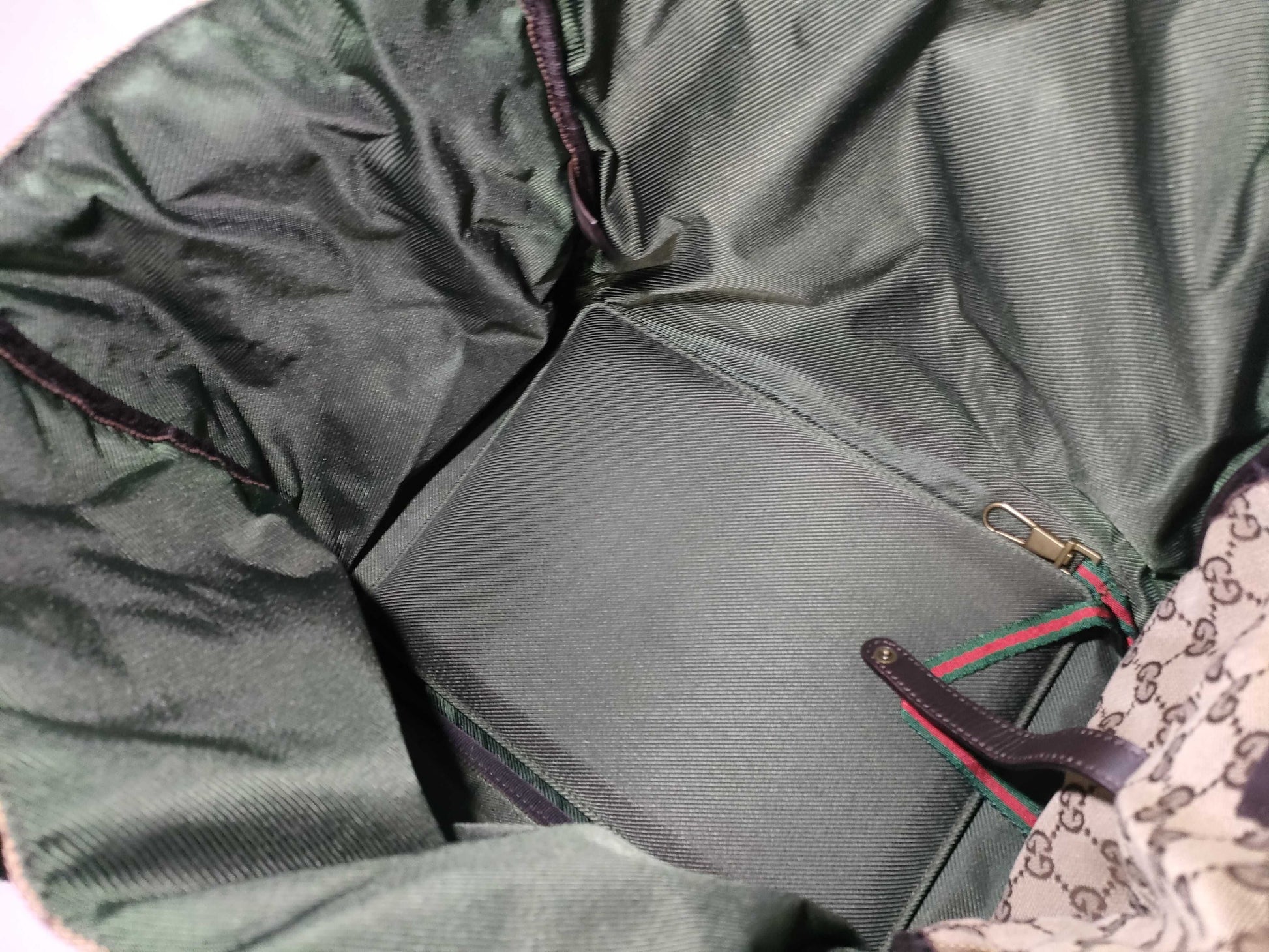GUCCI 134931 GG Canvas Dog Carrier Tote Bag