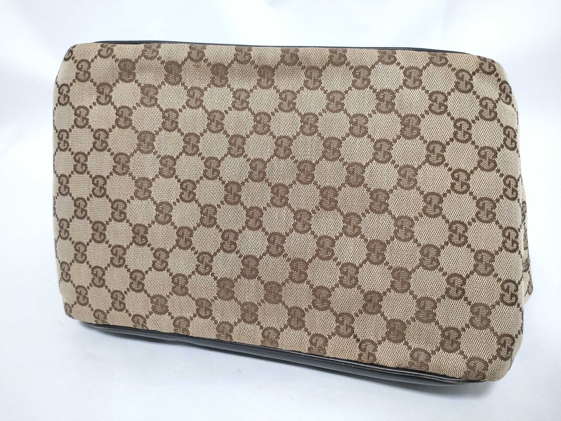 GUCCI 134931 GG Canvas Dog Carrier Tote Bag