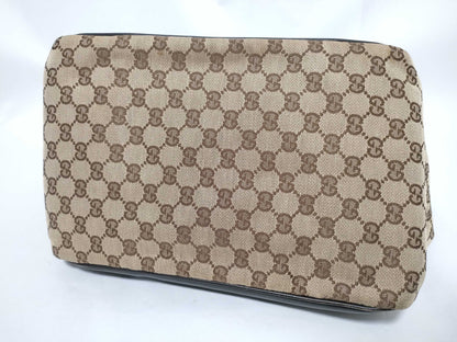 GUCCI 134931 GG Canvas Dog Carrier Tote Bag