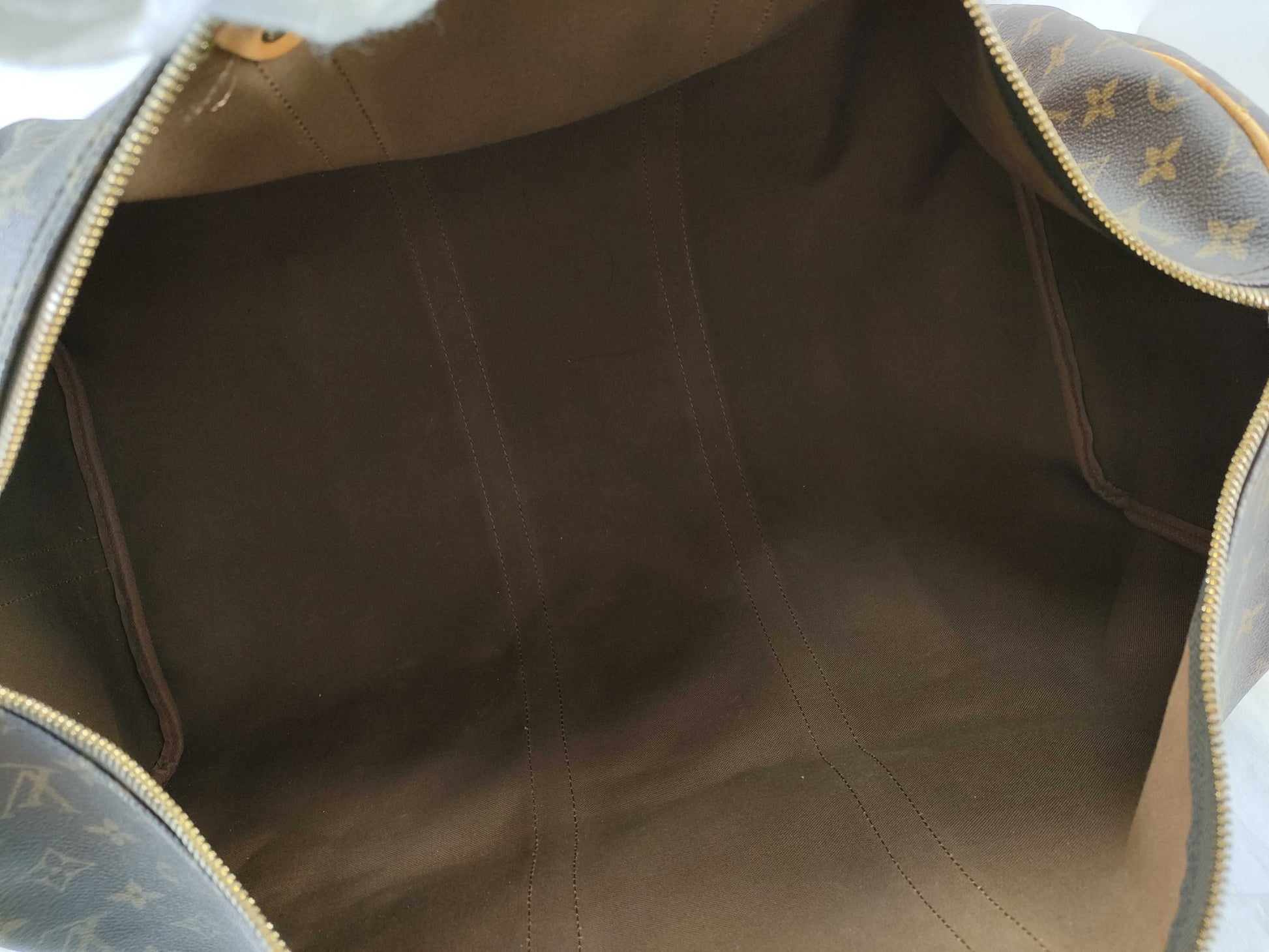 LOUIS VUITTON VI0937 Monogram Keepall 55 Bandouliere Boston Bag
