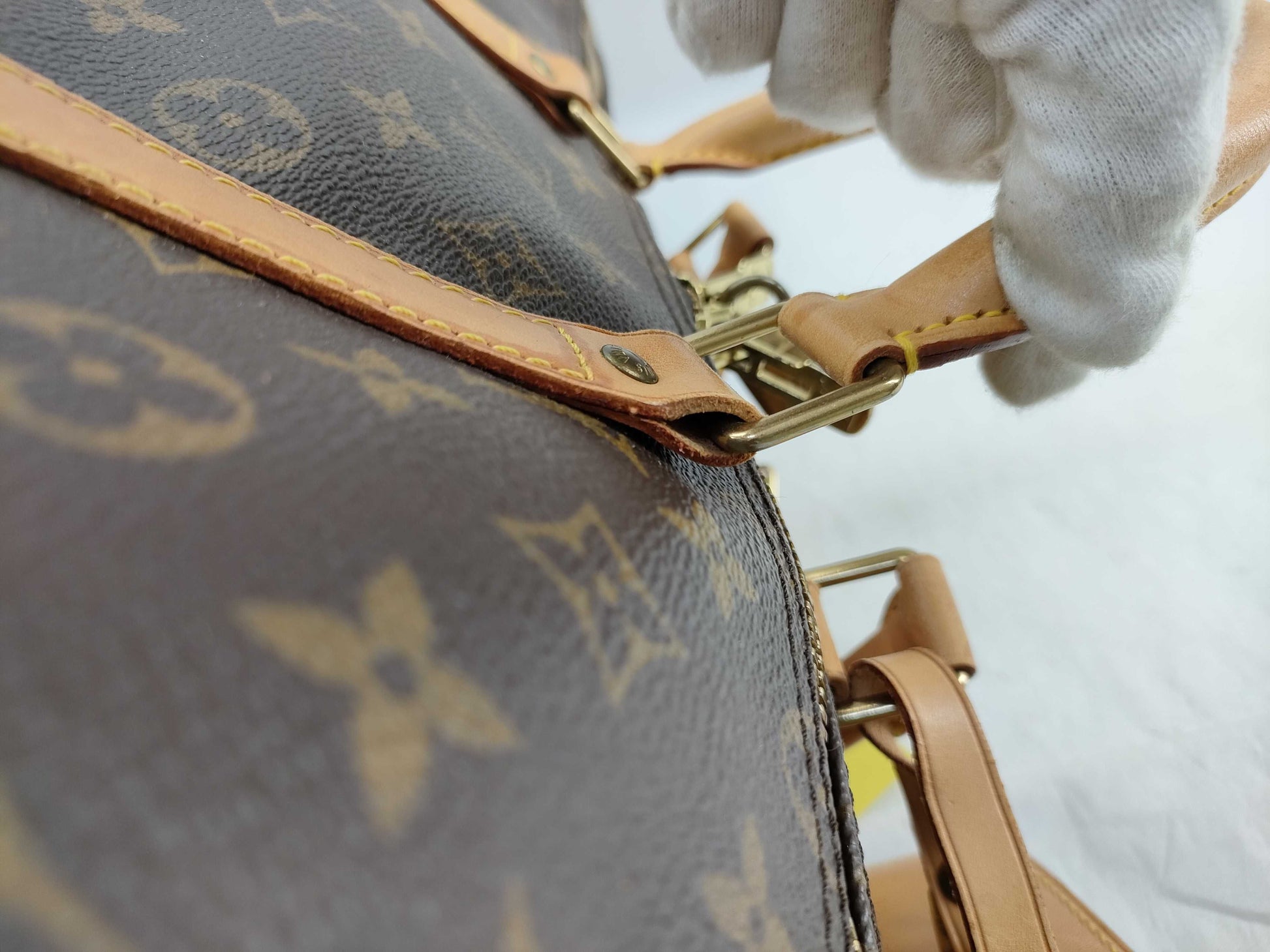 LOUIS VUITTON VI0937 Monogram Keepall 55 Bandouliere Boston Bag
