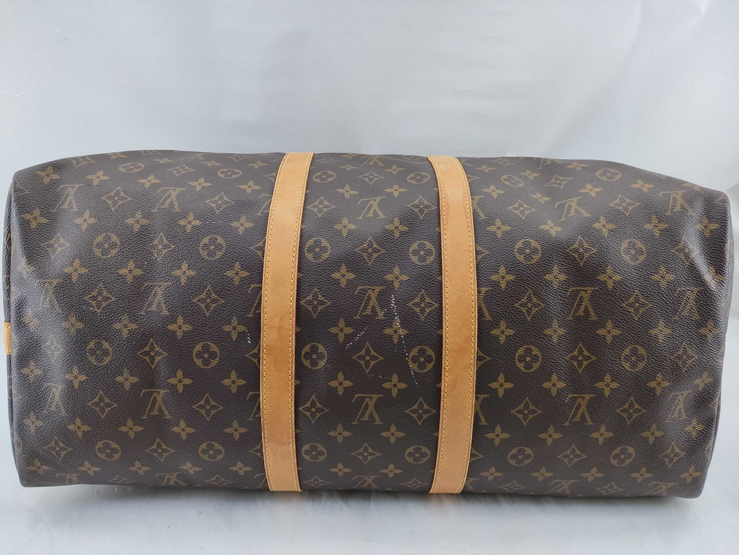 LOUIS VUITTON VI0937 Monogram Keepall 55 Bandouliere Boston Bag